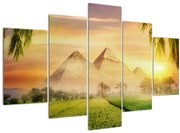 Obraz - Pyramídy (150x105 cm)