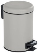 Sivý pedálový odpadkový kôš Wenko Leman, 3 l
