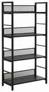Regál Raw, 4 police, čierna