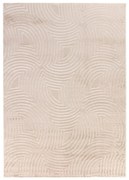 Koberec 3D Sahara geometrický, béžový