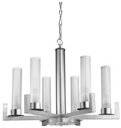 Kolarz 6009.80650 - Luster na reťazi RAGGIO 6xE14/25W/230V striebro