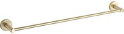 Mexen Remo, 1-ramenný vešiak na uteráky, zlatá matná, 7050724-55