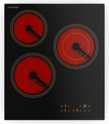 Klarstein Victoria sklokeramická varná doska, 3 zóny, elegantná, nadčasová, 5000 W, 45 cm