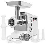 Klarstein Kraftprotz, elektrický mlynček na mäso, 700 W, medený motor, biely/strieborný