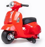 Baby Mix Detská elektrická motorka Vespa, červená