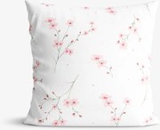 Goldea bavlnená obliečka na vankúš - kvitnúce sakury 30 x 50 cm