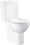 Wc kombi GROHE BAU-CERAMIC alpská biela  so zadným odpadom 39604000