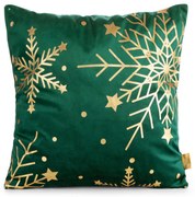 VIANOČNÁ DEKORAČNÁ OBLIEČKA NA VANKÚŠ ELEGANCE3 45X45 CM VZOROVANÁ