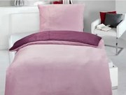 Obliečky Cashmere Touch Wende, ružová/černicová%