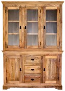 furniture-nabytek.cz - Vitrína z masívu mango 140x200x45