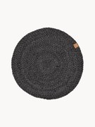 Okrúhle stolové prestierania z juty Ash, 4 ks