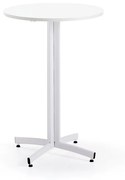 Barový stôl SANNA, Ø700x1050 mm, biela