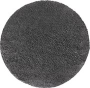DY Tmavosivý okrúhly shaggy koberec Camel Rozmer: 100 cm