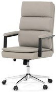 Autronic BONTEC Kancelárske kreslo, hojdací mechanizmus, šedá ekokoža, KA-D8104 GREY Farba: Béžová