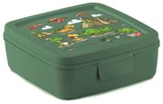 Zelený detský desiatový box Dinosaur – Snips