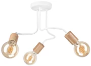 Lamkur Prisadený luster CONOR 3xE27/60W/230V dub/biela LA47355