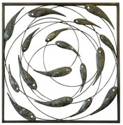 Dekorácia kovová 50x50x4cm 17SMB0996