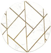 Koberec Diamond 1,6/1,6 A0052 biela/ zlatá
