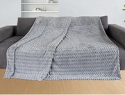Deka Cashmere touch Big Dots 150x200 cm, strieborná%