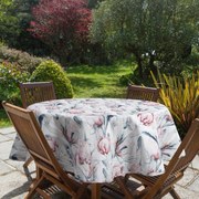 ZÁHRADNÝ VODEODOLNÝ OBRUS GARDEN (FI) 150 CM KVETY