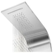 Verona Silver termostatický sprchový panel, nehrdzavejúca oceľ, LED