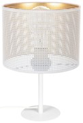 Stolná lampa ALDO 1xE27/60W/230V biela