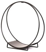 AUTRONIC Stojan na drevo ku krbu - kovový, kruhový tvar