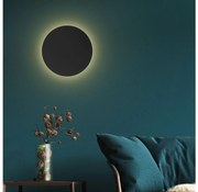 Nástenné svietidlo LUNA 4xG9/8W/230V pr. 40 cm čierna