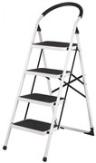 4Home Skladacie oceľové schodíky Steps, 4 stupne, 4 stupne