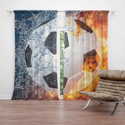Sablio Záves Futbalová lopta: 2 ks 140x250 cm