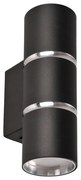 Nástenné svietidlo BAMBOO 2xGU10/10W/230V čierna