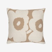 Marimekko Vankúš Unikko 60x60cm béžový vrátane výplne