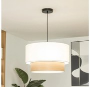 Brilagi - LED luster na lanku CERIA 1xE27/40W/230V pr. 50 cm biela/béžová