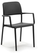 BORA ARMCHAIR záhradná stolička s podrúčkami antracite