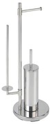 WENKO 22512100 - WC kefa UNIVERSALO NEO 30x73 cm nerez/strieborná