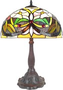 Stolná lampa Tiffany Cream Fayme - 41*58 cm E27/max 2*40W
