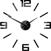 Moderné nástenné hodiny XL BLACK HMCNH065-black