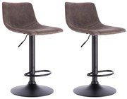2x Barová stolička Hawaj CL-630-1 | Taupe (šedo-hnedá)