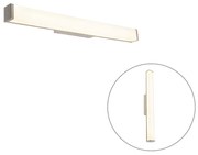 Moderná nástenná lampa do kúpeľne oceľ 62 cm IP44 - Cascada
