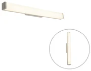 Moderná nástenná lampa do kúpeľne oceľ 62 cm IP44 - Cascada