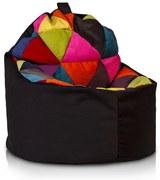 Sedací vak Yoko Modern Mix plyš Farba: A22