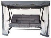 Záhradná hojdačka Igota - antracit / sivá