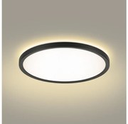 Brilagi - LED Kúpeľňové svietidlo ULTRA SLIM LED/18W/230V pr. 30 cm čierna IP54 BG2088