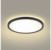 Brilagi - LED Kúpeľňové svietidlo ULTRA SLIM LED/18W/230V pr. 30 cm čierna IP54 BG2088