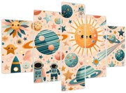 Obraz - Kúsky z vesmíru (150x105 cm)