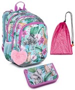 Školská súprava Topgal ELLY 23004 G  - batoh + peračník + vrecko na prezuvky