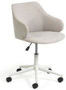 Svetlosivá kancelárska stolička Kave Home Einara