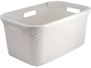 Curver Kôš na čistú bielizeň STYLE 45l krémovo biela