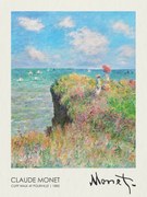 Obrazová reprodukcia Cliff Walk at Pourville (1882), Claude Monet