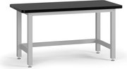 Pracovný stôl do dielne G4, stolová doska MDF + PVC, nosnosť 1000 kg, 1500 mm